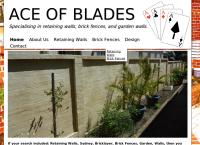 Ace Of Blades - Sydney Bricklayer For Retaining Walls & Brick Fences's website