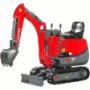 Mini excavator for tight locations