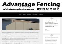 Advantage Fencing's website