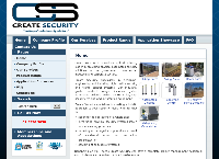 Create Security Pty Ltd's website