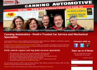 Canning Automotive's website