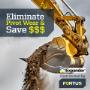 eliminate pivot wear with expander pins