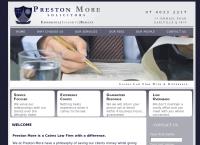 Preston More Solicitors's website