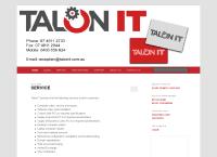 Talon IT's website