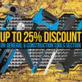 Big Discount and Free Shipping on Construction Tools