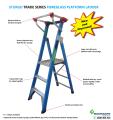 Trade Fibreglass Platform Ladder 900 mm
