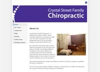 Crystal Street Family Chiropractic's website