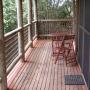 Rear balcony for afternoon sun!