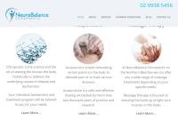 Neurobalance Chiropractic's website