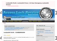 Access Lock Service's website