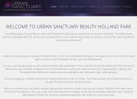 Urban Sanctuary Beauty's website