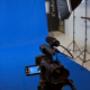 Bluescreen filming for special effects sequence