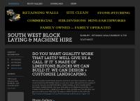 South West Block Laying & Machine Hire's website
