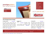 Prestige Gutters's website