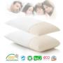 Pure Natural Latex PIllow with Cotton Pillowcase
