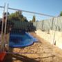 Example of Temporary Fencing w/o shadecloth
