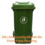 240 Litre Wheelie Bin for Waste or Paper/Cardboard
