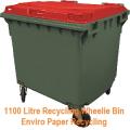 1100 Litre Wheelie Bin for waste, paper cardboard