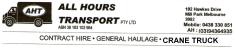 All Hours Transport Pty Ltd