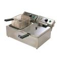 NKE Commercial 20L Twin Pan Benchtop Deep Fryer