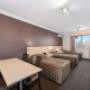 Guest room with three beds