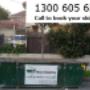 Skip Bin on the Road