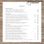Wine list