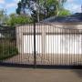 Automated Steel Swing Gate - Haven Fencing