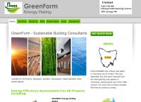 GreenForm Energy Rating's website