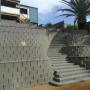 retaining walls and steps