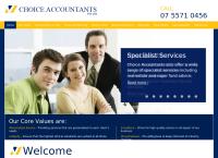 Choice Accountants's website