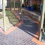 stencil pattern concrete with border