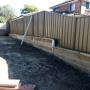 New Treated Pine Retaining Wall