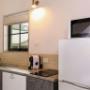 Guest room with kitchen area