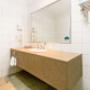 Vanity in bathroom