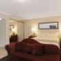 Guest room with plush chaise lounge