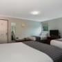 Spacious room with flat-screen television