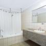 Bathroom vanity area
