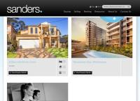 Sanders Property Agents Pty Ltd's website