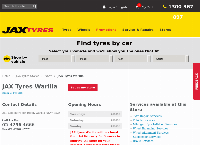JAX Tyres Warilla's website