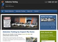 Asbestos Testing By Inspect My Home's website