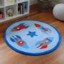 Blast Off Kids Rug, Blue