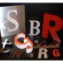 Profile cut lettering