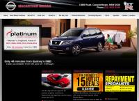 Macarthur Nissan's website