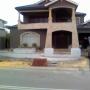 Travertine entry/portico