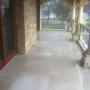 Travertine floor