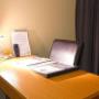 Guest room with work space
