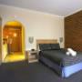Artistically appointed guest room