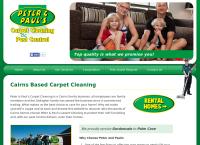 Peter & Paul's Carpet Cleaning's website
