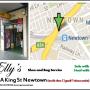100 metres from Newtown Station